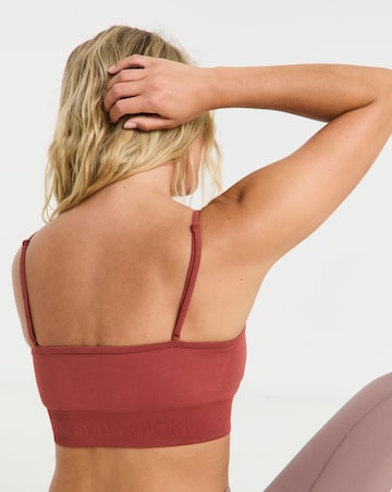 Pink Soda Logo Seamless Bra