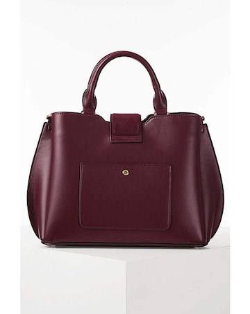 Luella Grey Octavia Plum Work Tote