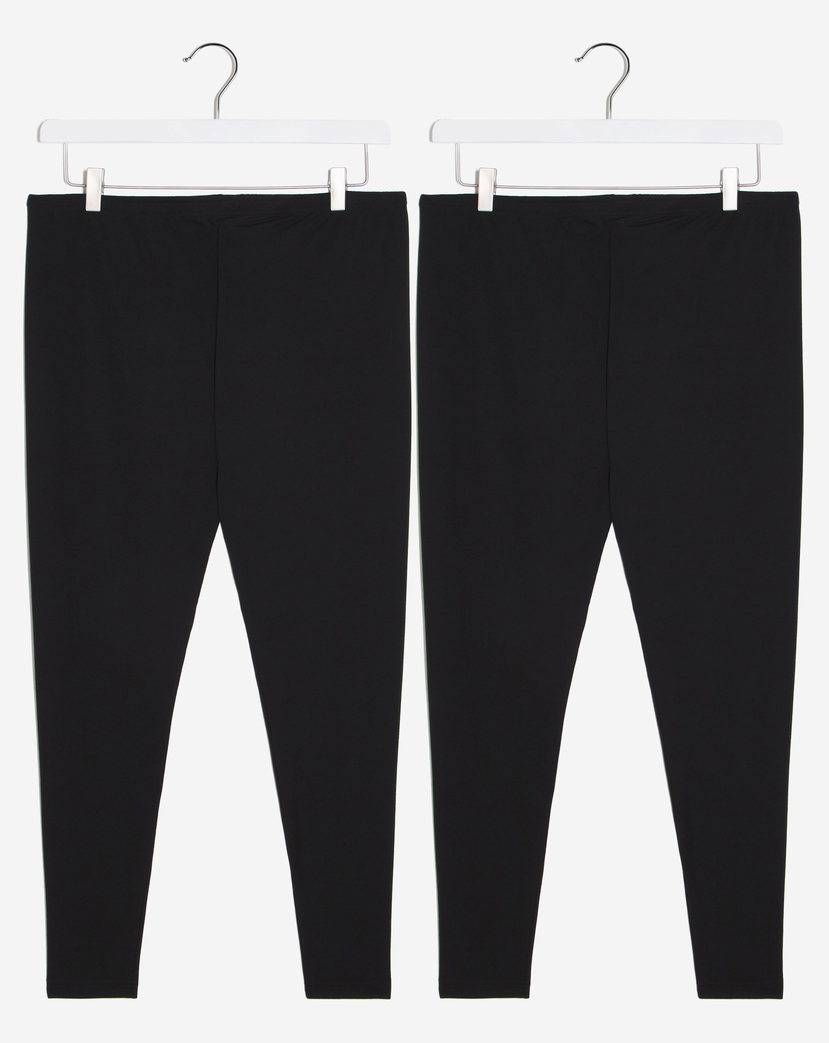 Pretty Secrets (2 Pack) Thermal Leggings Black