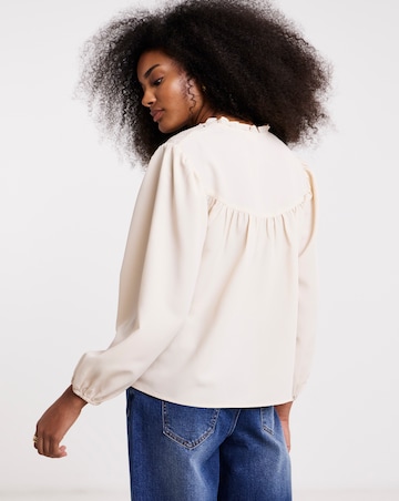 Simply Be Broderie Yoke Blouse