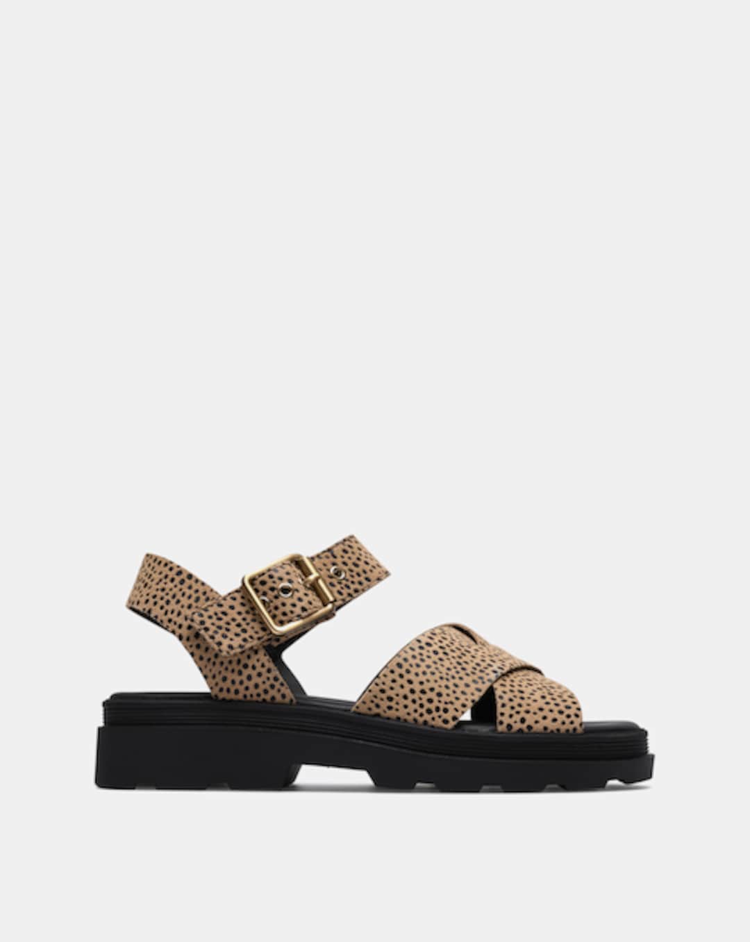 Sandales Clarks Hana Sun – Cuir Noir, Boucle, Semelle Caoutchouc – Confort Et Style Intemporel