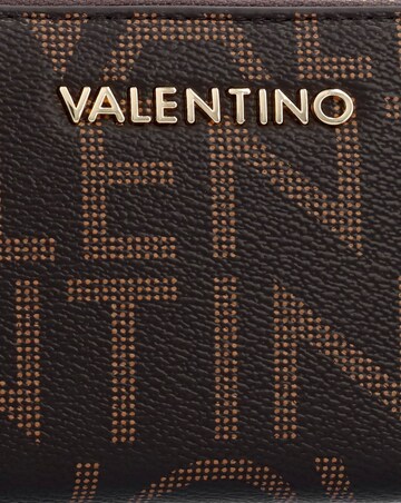 Valentino Bags Regina Brown Monogram Zip Around Purse