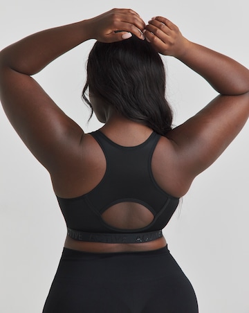 High Impact Zip Front Sports Bra B-F