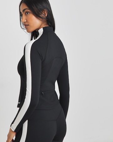 DayFlex Contrast Stripe Zip Through Jacket