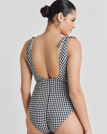 MAGISCULPT Firm Control Contour Me Shoulder Tie Swimsuit