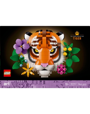 LEGO Art The Fauna Collection Tiger, New Home Housewarming Gift 31217