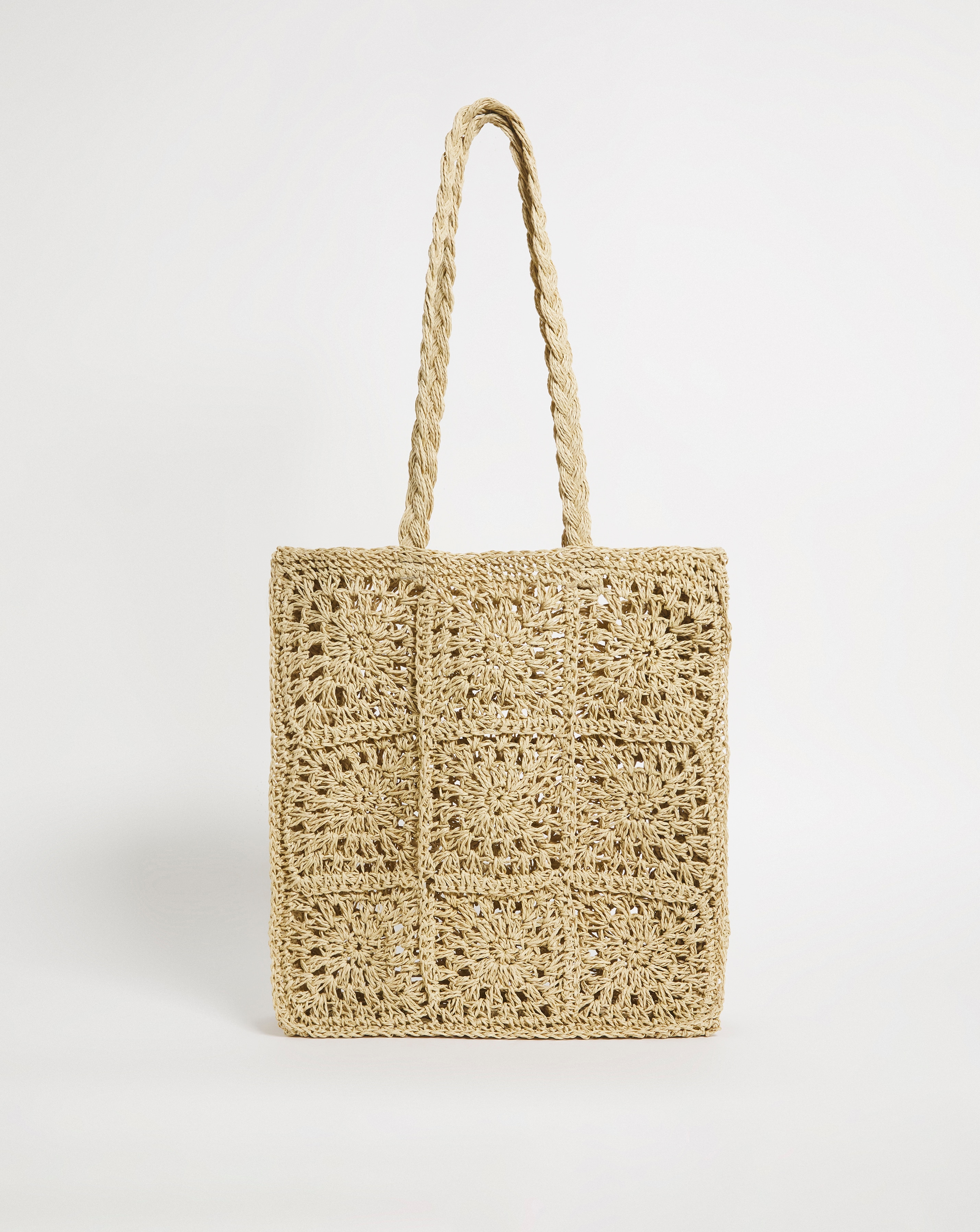 Natural Handmade Crochet Beach Tote Bag Simply Be