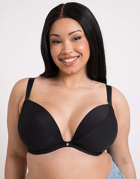 Curvy Kate DD+ Superplunge Multiway Bra In Black | UK Size 30DD Women's - Black