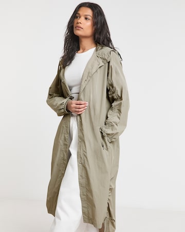 Simply Be Sage Utility Parachute Jacket