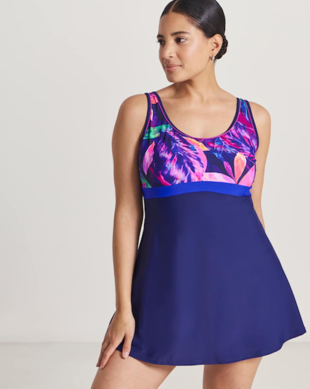 chinese dress ladies Floral Skirty,Ladies Swimming costume/Swim Dress/UK Size 16, with removable  cups, Bottom attached : Amazon.co.uk: Fashion main image 0
