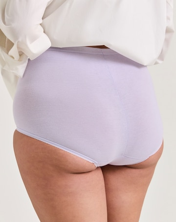Sloggi (3 Pack) Basic Maxi Knickers Lilac/Navy/Black