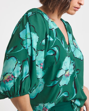 Joanna Hope Puff Sleeve Blouse