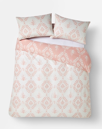 Julipa Stamp Trail Floral Pink Duvet Cover Set