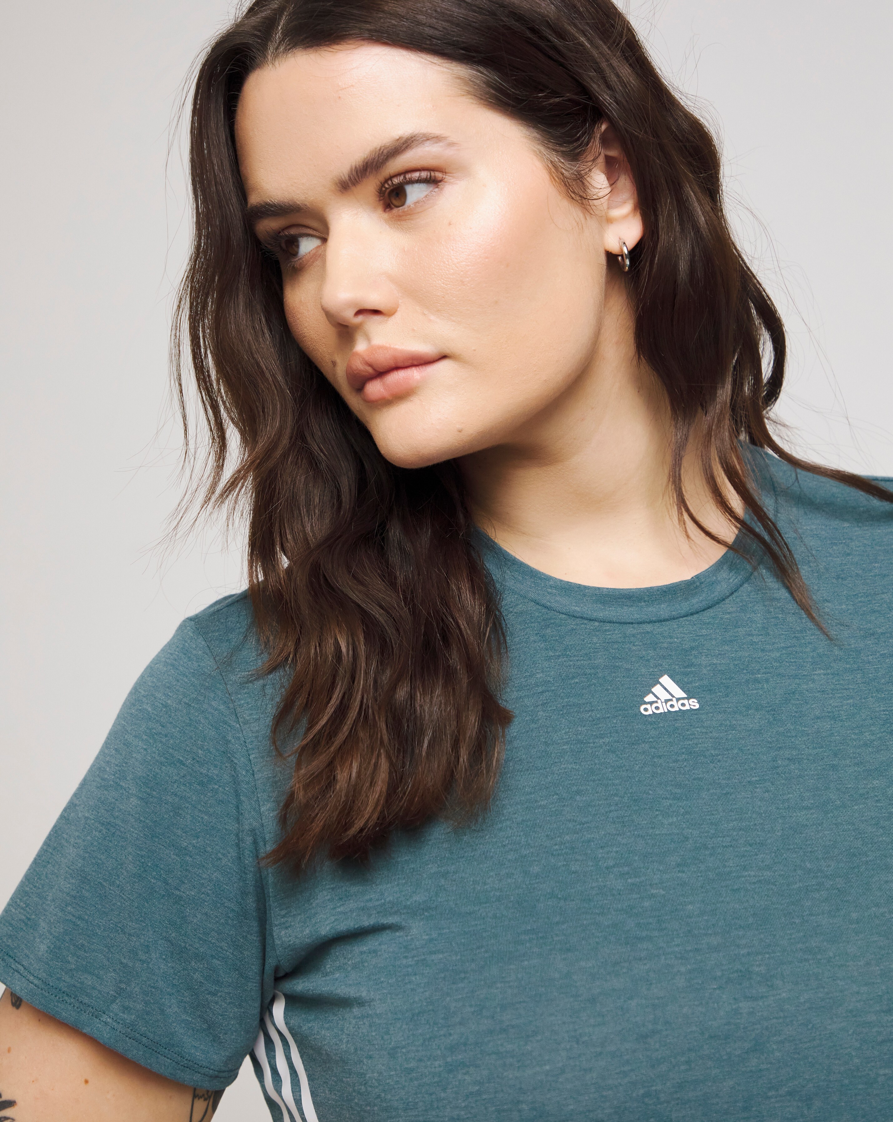 Adidas 3 stripe original t shirt hotsell