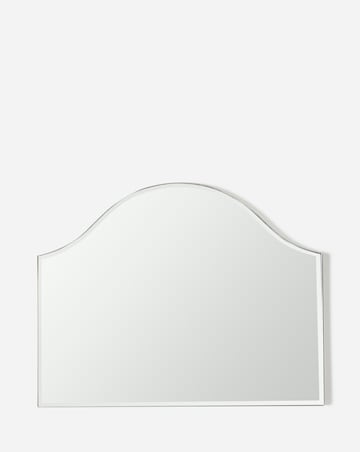 Silver Arch Bevel Edge Wall Mirror
