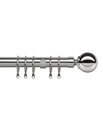 25-28mm Ball Extendable Curtain Pole Set