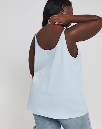Simply Be Light Blue Scoop Neck Cami