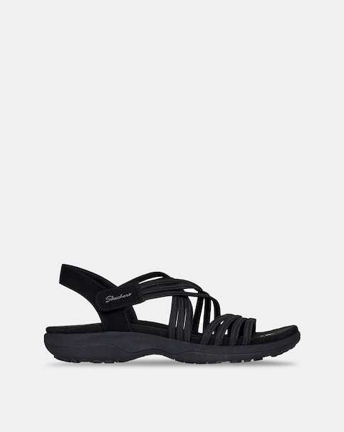 Skechers Reggae Slim Sunny Side 2.0 Black Sandals - Standard Fit (D)