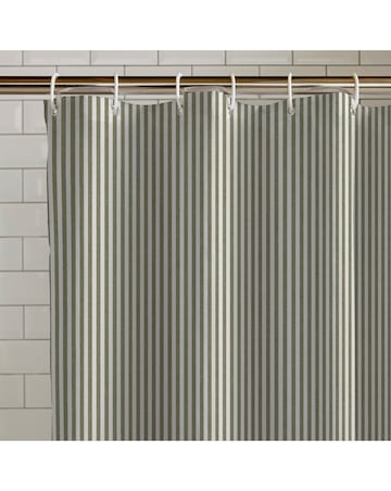 Catherine Lansfield Timeless Stripe Shower Curtain