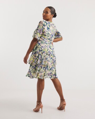 Joanna Hope Printed Tiered Dress