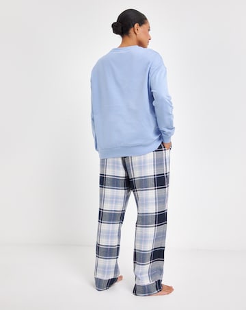 Paris Sweatshirt With Check Pyjama Trouser