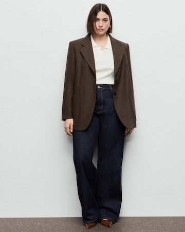 Mango High-Rise Wide Leg Jean