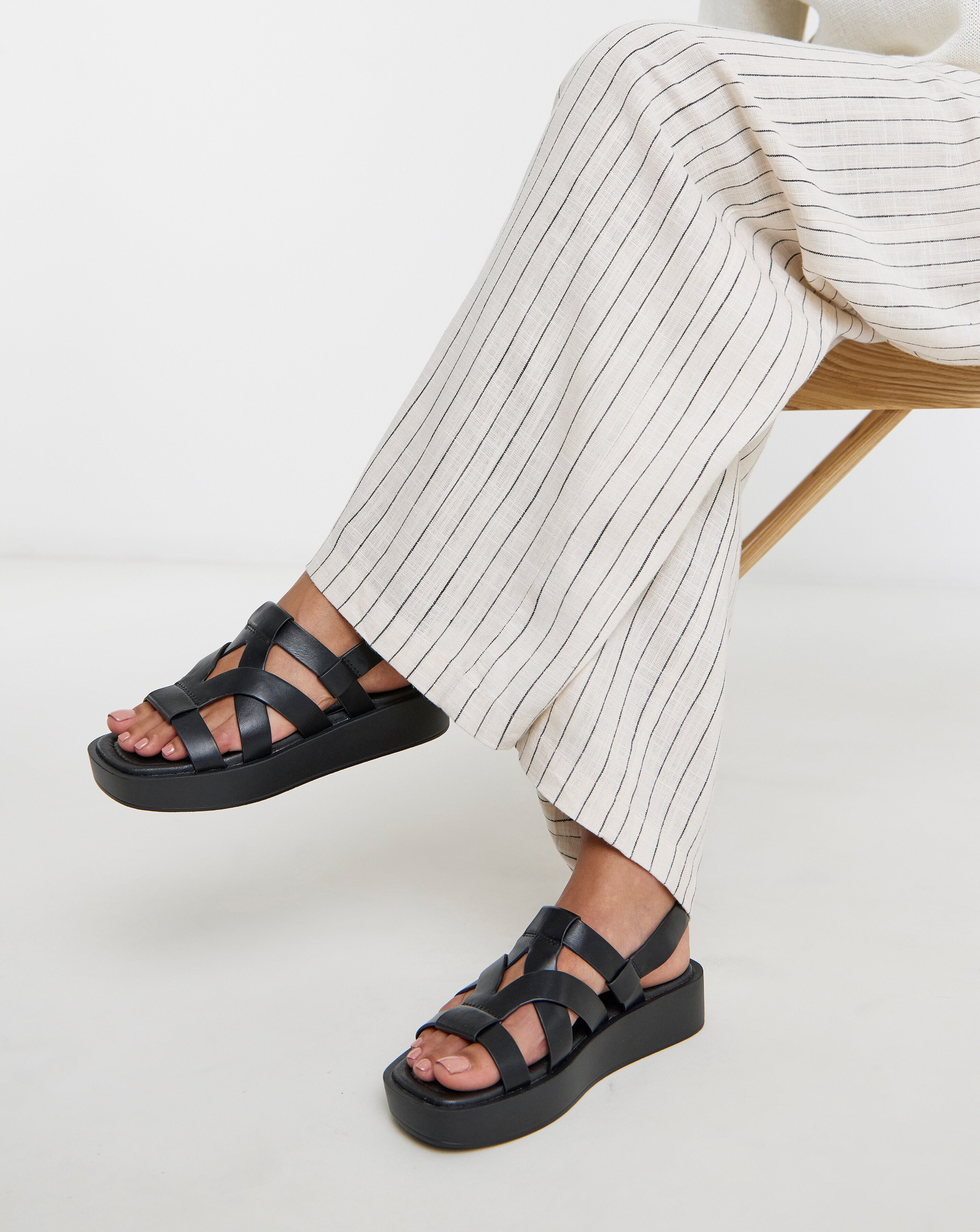 Finch Chunky Fisherman Sandals - Wide Fit (E)