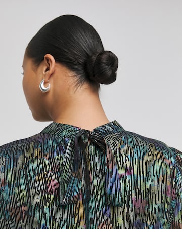 Lovedrobe Black Metallic Mini Dress