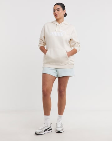 PUMA Essentials Small No.1 Logo 4" High Waist Shorts