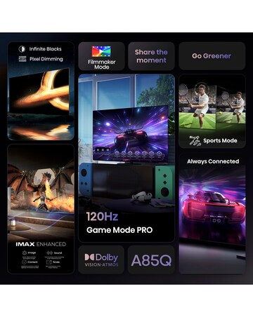 Hisense 65A85QTUK 65in OLED 4K Ultra HD HDR Smart TV