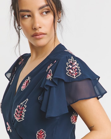 Hope & Ivy Joslin Embellished Maxi Dress