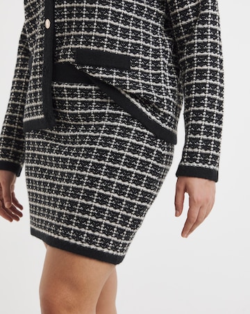 Boucle Knitted Mini Skirt Co-ord