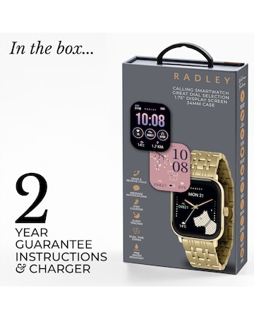 Radley Series 56 Metal Link Strap Smart Watch - Gold