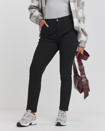 Black Tapered Chino Trouser