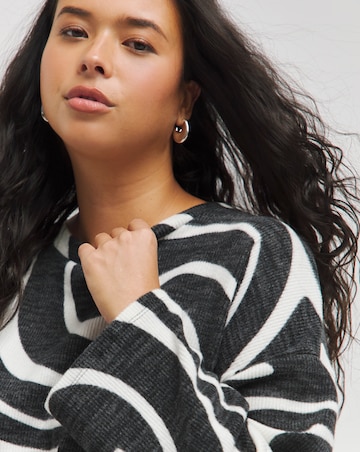 Mono Print Soft Touch Printed Top