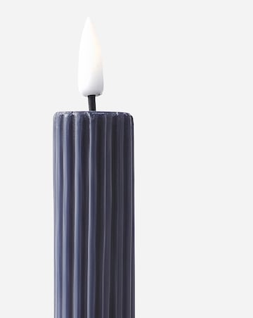 Joanna Hope Set of 3 Ribbed LED Candles