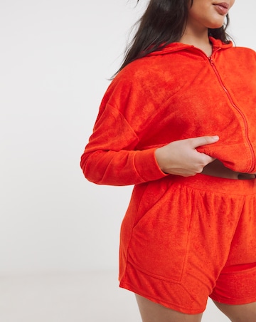Towelling Lounge Shortie Set