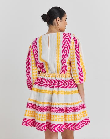 Tropadelic Jacquard Mini Beach Dress