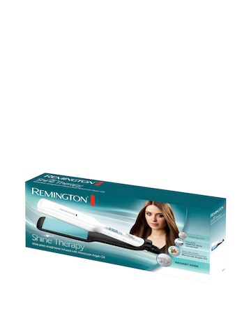 Remington Shine Therapy Wide Plate Hair Straightener
