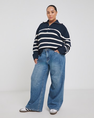 Tommy Hilfiger Cardi Stitch 1/2 Zip Sweater