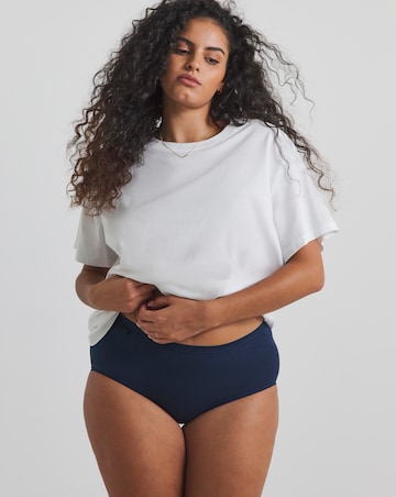 Sloggi (3 Pack) Basic Midi Knickers Navy Multi