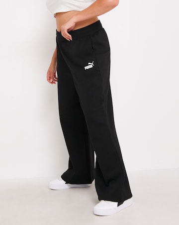 PUMA Essentials Embroidered Wide Pants