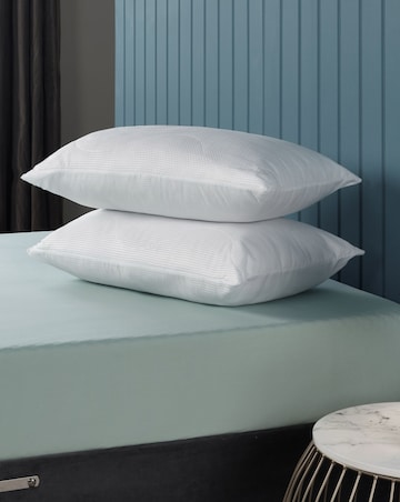 Downland Luxury Waffle Pack of 2 Pillows