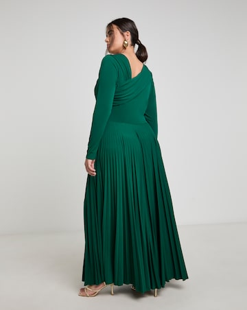 Joanna Hope Jersey Pleated Dress