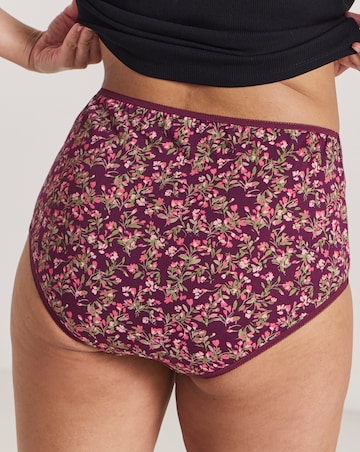 Pretty Secrets (6 Pack) Cotton Full Fit Brief Knickers