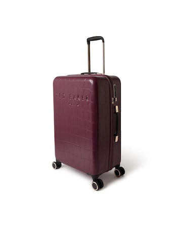 Ted Baker Plum Medium Suitcase