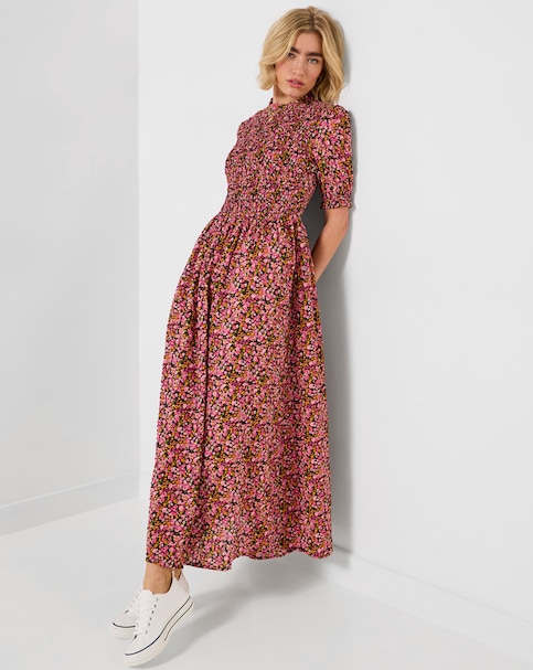 Joe Browns Jasmine Shirred Bodice Floral Dress