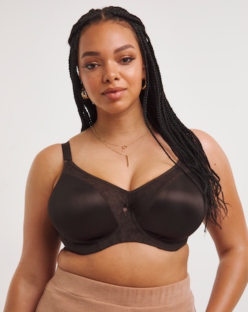 Goddess Yvette Moulded Full Cup Wired Bra Chocolate