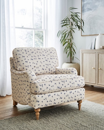 Wisteria Floral Armchair