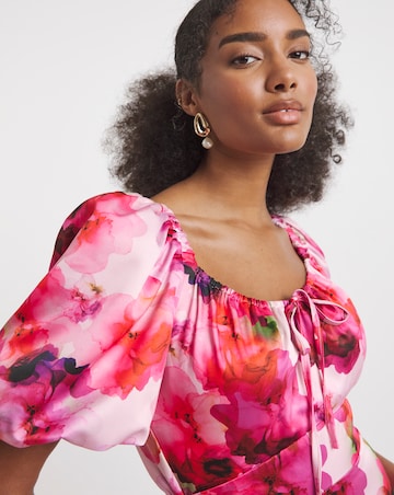Flounce London Floral Maxi Dress